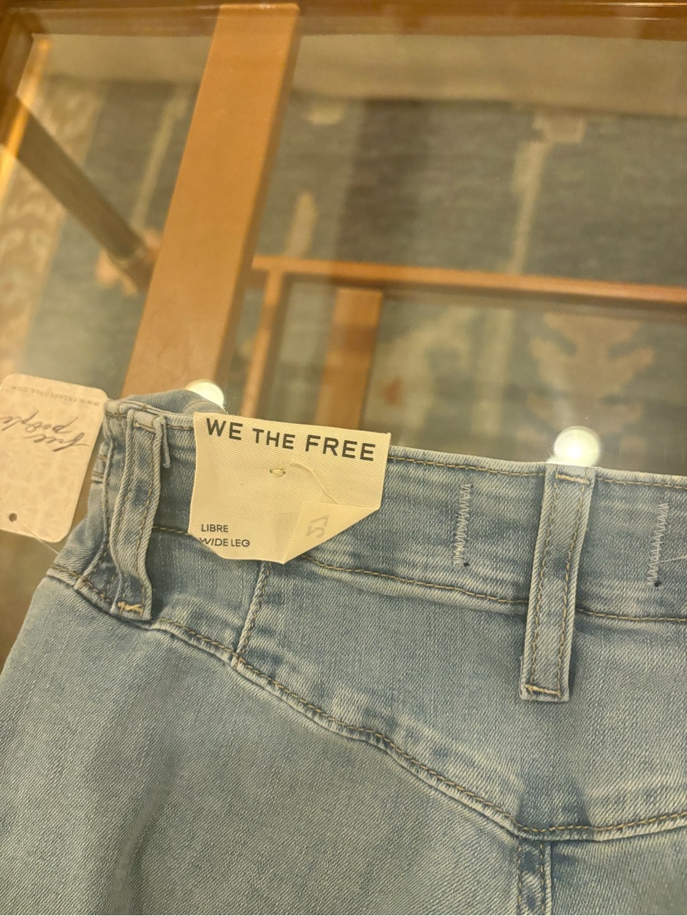 We The Free Light Blue Wide Leg Jeans - Picture 3 of 3